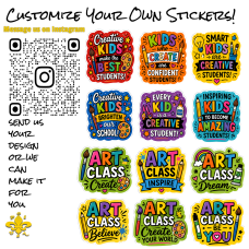 Art Teacher Graphic Stickers